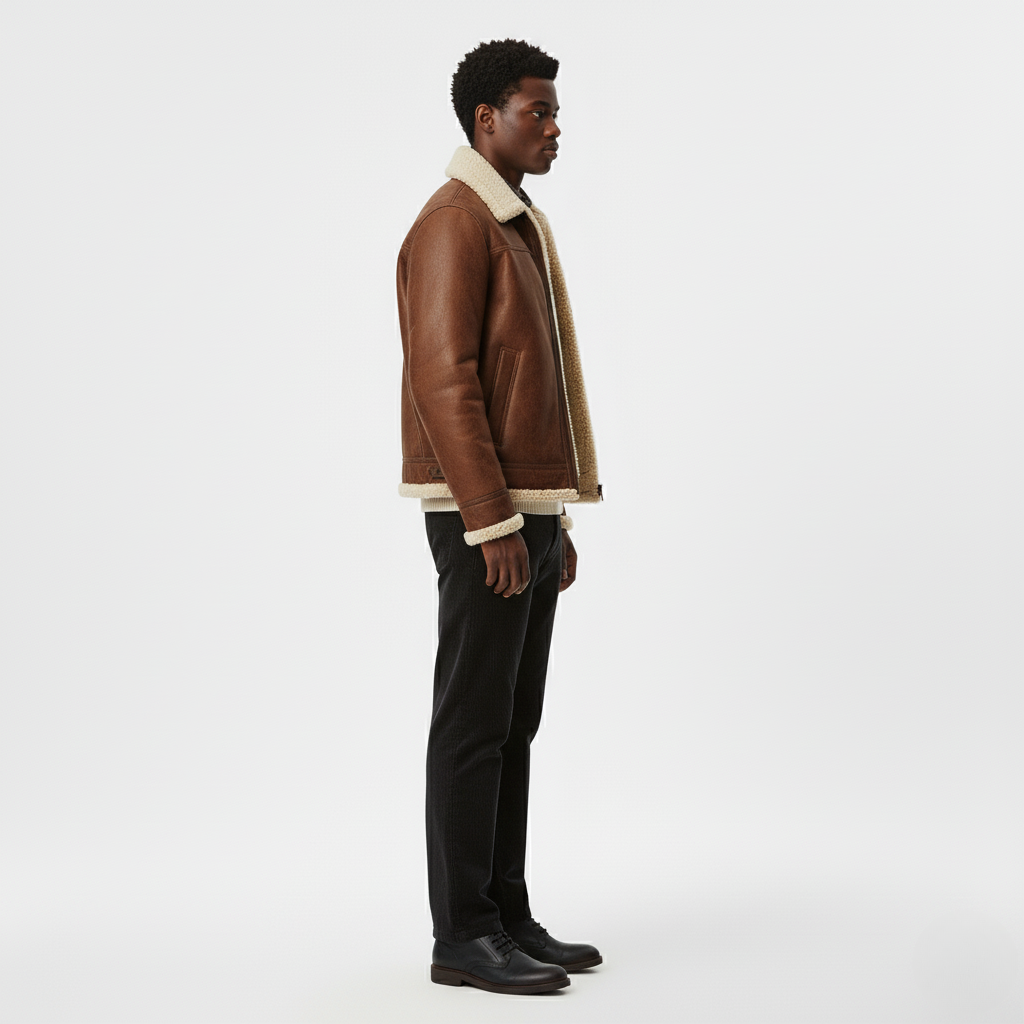 Shearling Collar Jacket