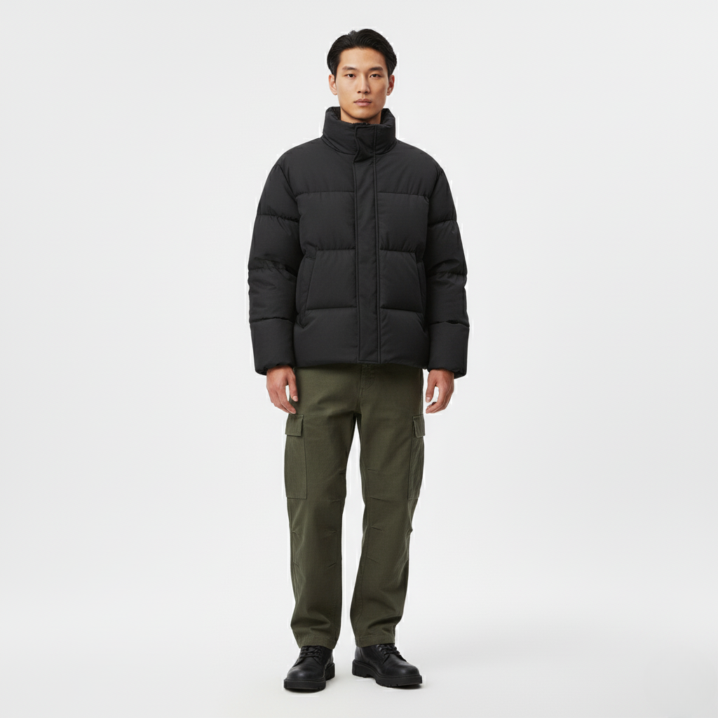 Puffer Jacket Winter Warm Quilted Outerwear