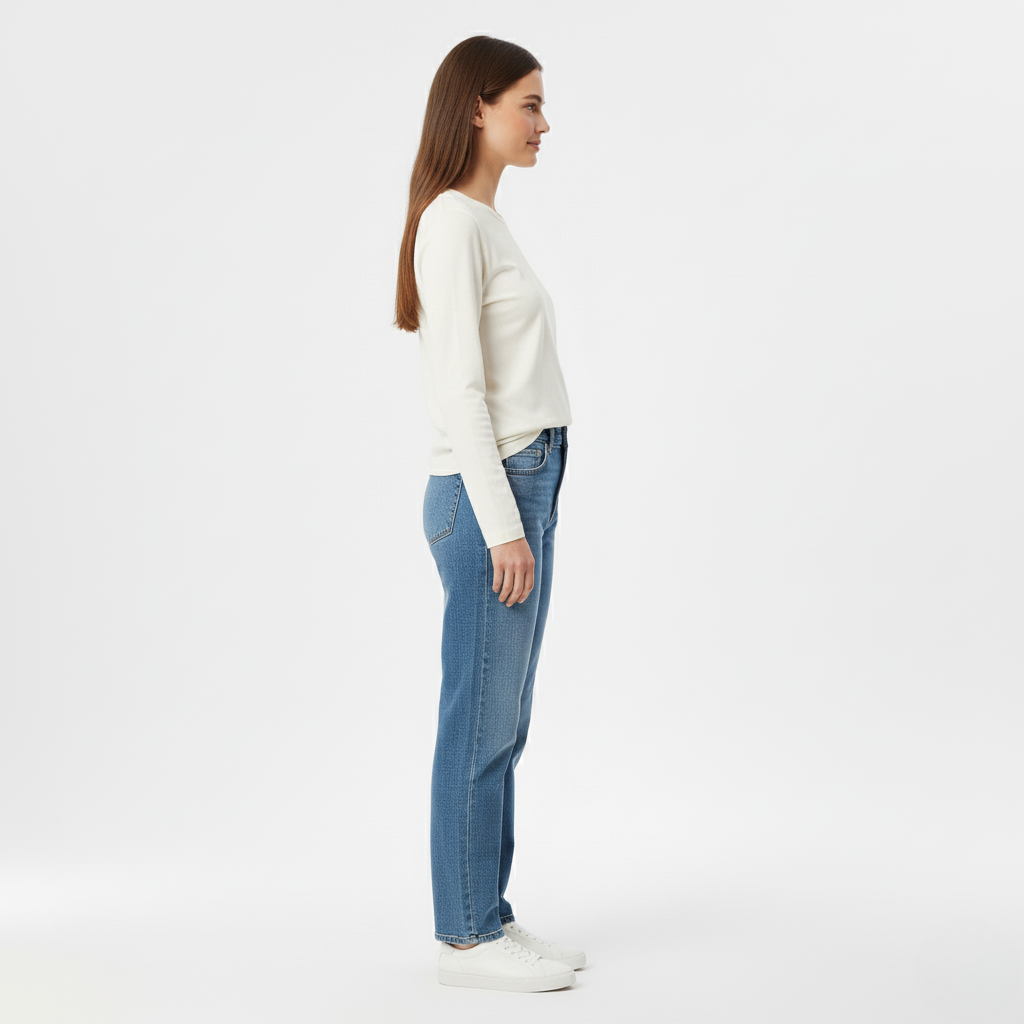 Long Sleeve Crew Neck Top