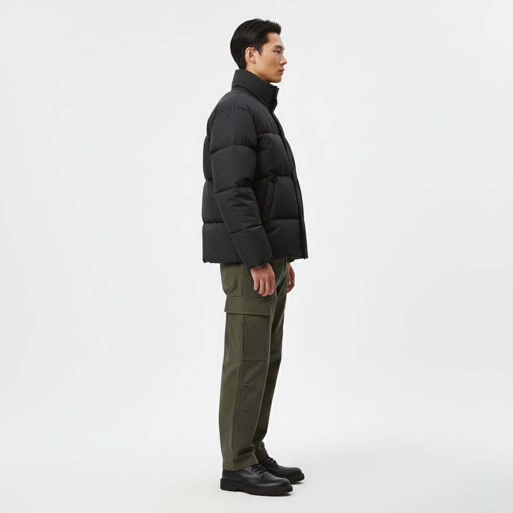 Puffer Jacket Winter Warm Quilted Outerwear